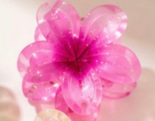 Colorful Plumeria Flower Hair Clips