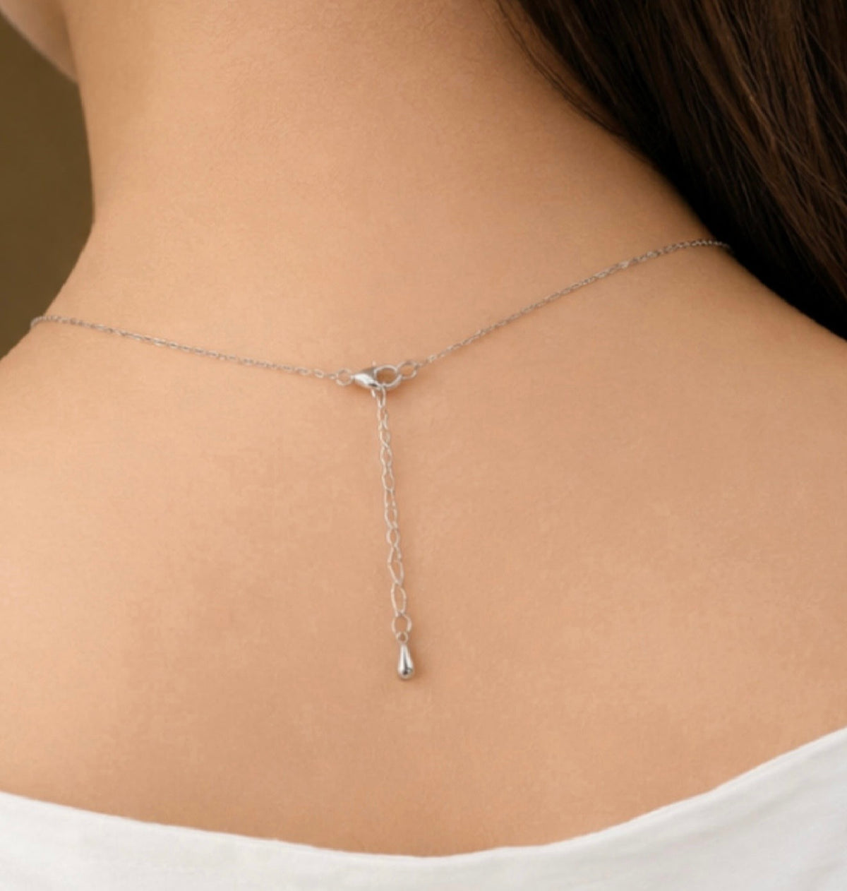Silver Heart Necklace for Women