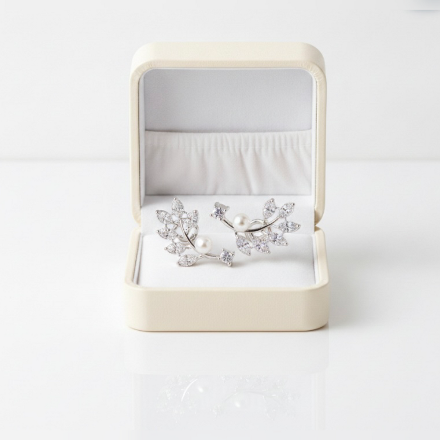Elegant Crystal Leaf Earrings: Enhance Your Style with Nature-Inspired Charm - GiftHubBrand