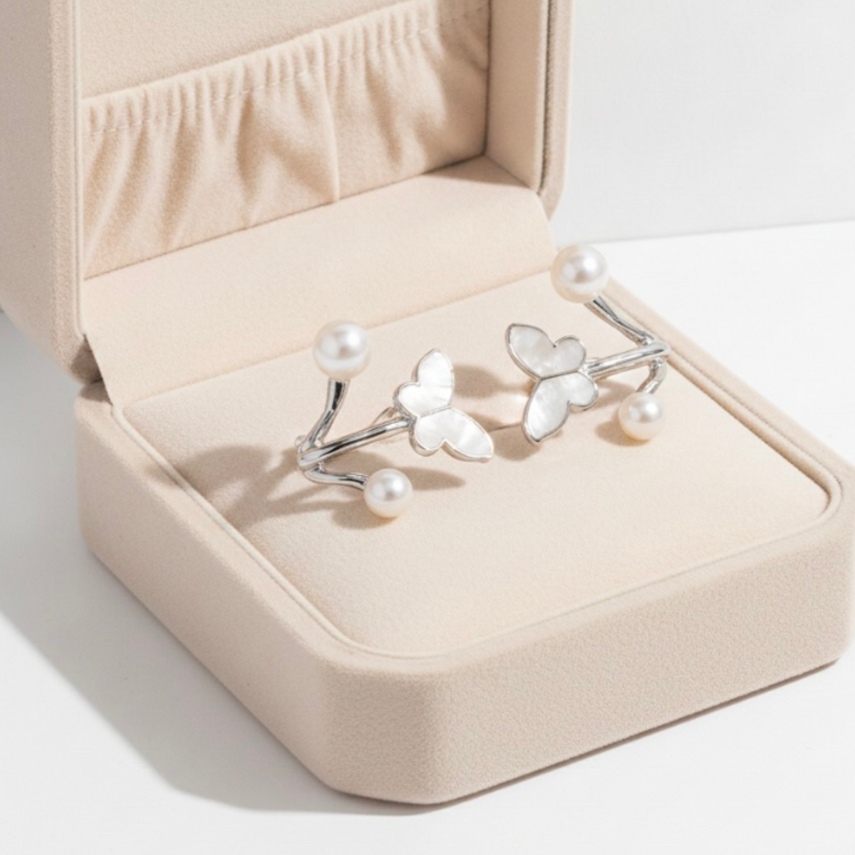 Charming Elegant Butterfly Cuff Earrings for a Touch of Grace - GiftHubBrand