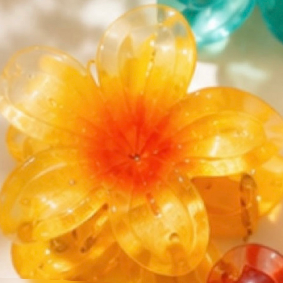 Brighten Your Day with Colorful Plumeria Flower Hair Clips - GiftHubBrand