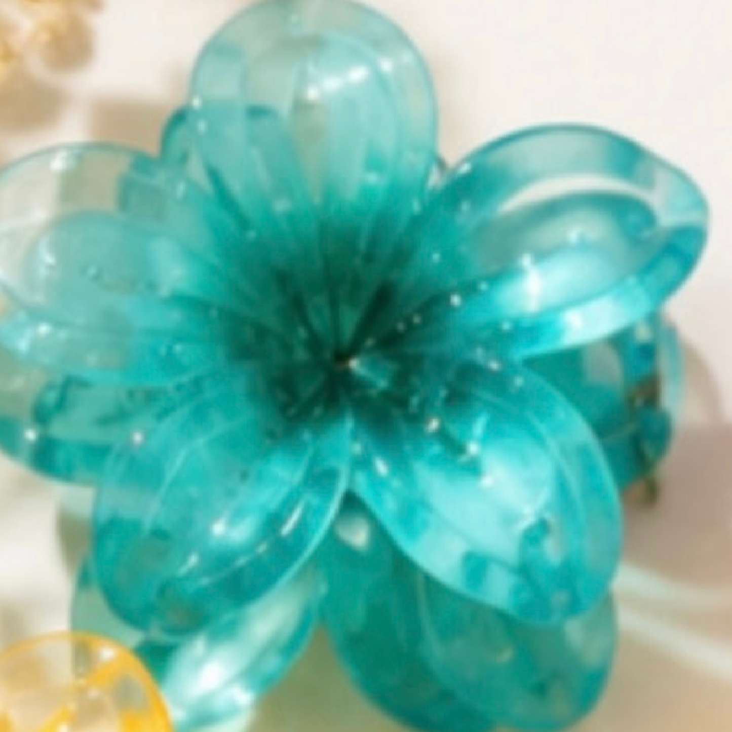 Brighten Your Day with Colorful Plumeria Flower Hair Clips - GiftHubBrand