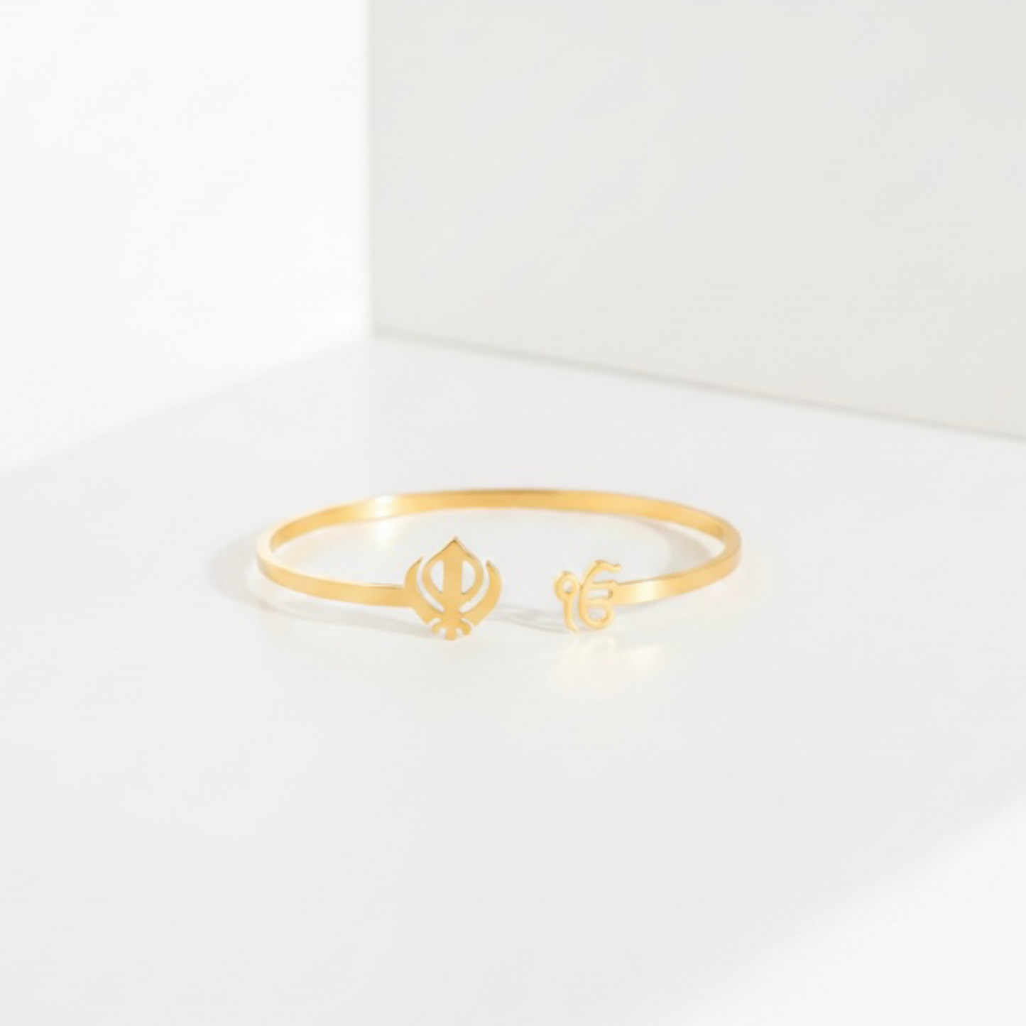 Ik Onkar Gold Stainless Steel Jewelry - Embrace Faith and Style - GiftHubBrand