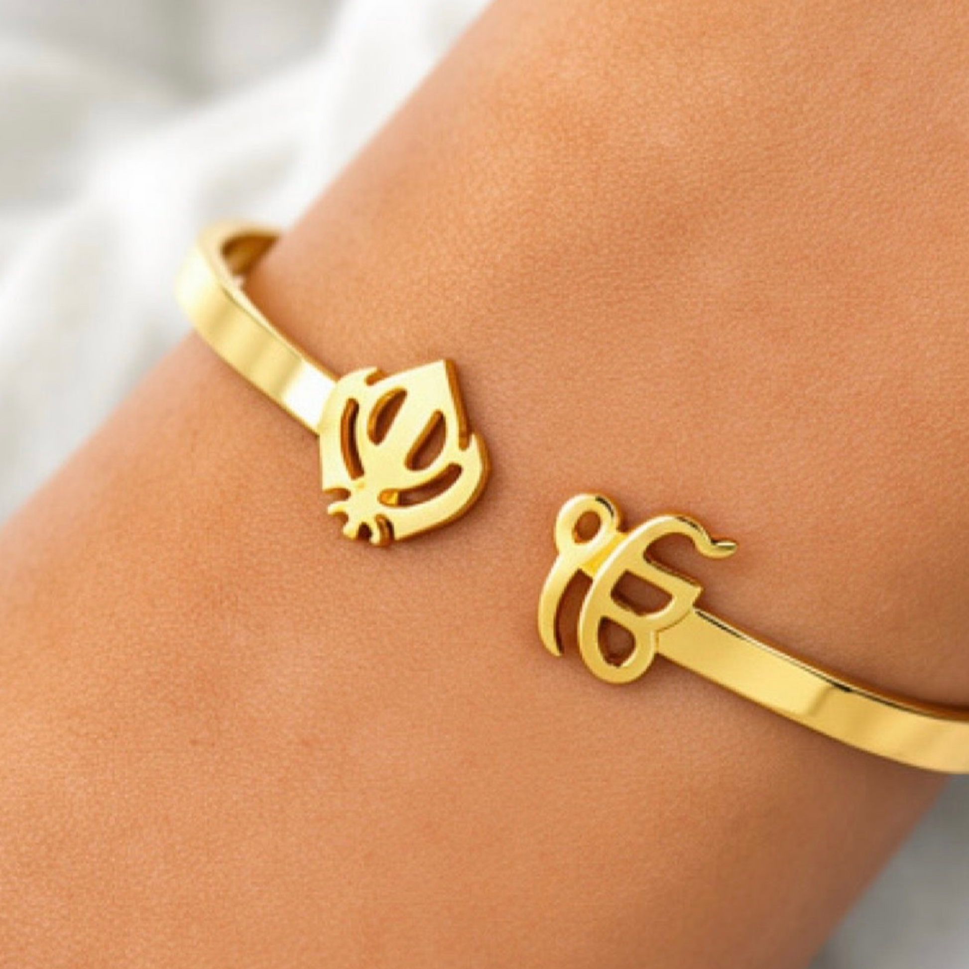 Ik Onkar Gold Stainless Steel Jewelry - Embrace Faith and Style - GiftHubBrand